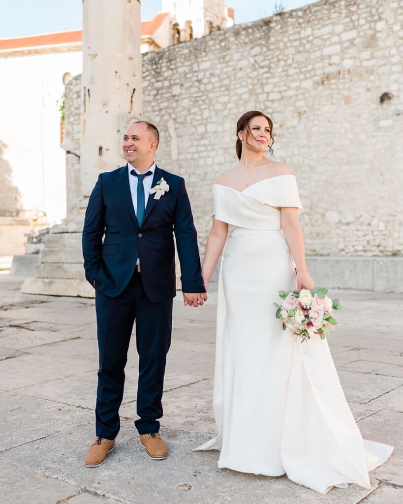 photo adria newlyweds