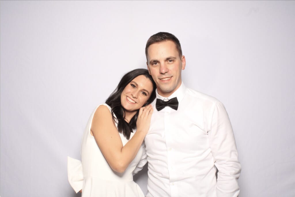 photobox newlyweds smiling